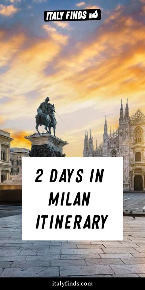 Having visited Milan multiple times, I’ve curated this perfect two-day Milan itinerary just for you, filled with the best things to do in Milan.

In this guide, I’ll walk you through a carefully crafted itinerary for 2 days in Milan, highlighting the must-see attractions in Milan and some hidden gems of this magnificent city. Milan Itinerary, Things To Do In Milan, To Do In Milan, Milan Travel, Walking Map, Milan Cathedral, Galleria Vittorio Emanuele Ii, Italy Travel Guide, Italy Fashion