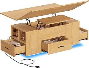 Diy Danie, Home Office Wood, Wood Lift Top Coffee Table, Lift Up Coffee Table, Multifunctional Room, Office Wood, Fold Out Table, Modern Wood Coffee Table, Lift Coffee Table