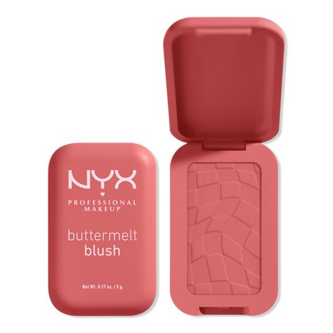 Feeling Butta Buttermelt Pressed Powder Blush - NYX Professional Makeup | Ulta Beauty Nyx Blush, Nyx Butter, How To Apply Blush, Powder Blush, Mango Butter, Makeup Items, Benefit Cosmetics, Soft Summer, Pressed Powder