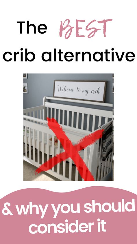 Grow With Me Crib, Baby Bed Alternative, Guest Bedroom With Crib, Bedroom With A Crib Master, Twin Bed Crib, Crib Middle Of Room, No Crib Nursery Ideas, 2 Cribs Small Room, Best Baby Bed