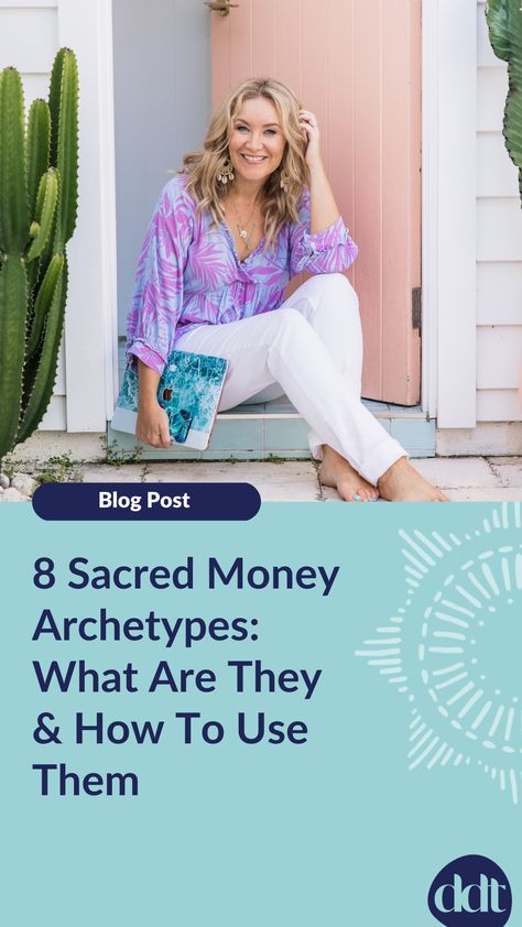 Each of us is a unique combination of eight money personality types. When it comes to money, are you an Accumulator, Alchemist, Celebrity, Connector, Maverick, Nurturer, Romantic or Ruler? The exciting thing about this framework is that your unique path to wealth starts with learning how you naturally attract and repel money according to your combination of Archetypes. Let’s take a look at each of the 8 money archetypes. You might instantly recognise yourself in one or two of them! Sacred Money Archetypes, Wealthy Women, Money In The Bank, Money Habits, Earn More Money, Budgeting Money, Investing Money, Personality Types, Spending Money