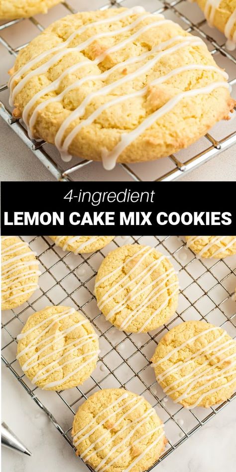 Lemon Cake Batter Cookies, Lemon Cake Cookies 3 Ingredients, Lemon Blueberry Cake Cookies, Lemon Ooey Gooey Cookies, Lemon Pudding Mix Cookies, Lemon Cookies Cake Mix Easy, Recipe For Lemon Cookies, Simple Cake Mix Cookies, Lemon Cookies From Cake Mix Recipes