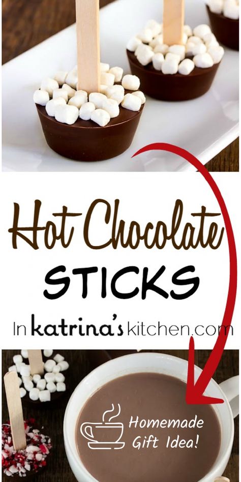 Hot Cocoa On A Stick Recipe, Hot Chocolate Sticks Diy, How To Make Hot Chocolate On A Stick, Diy Hot Cocoa Stir Sticks, Hot Chocolate Stirrers Recipe, Hot Choc Sticks, Hot Cocoa Sticks, Diy Hot Chocolate On A Stick Recipe, Hot Cocoa Stir Sticks