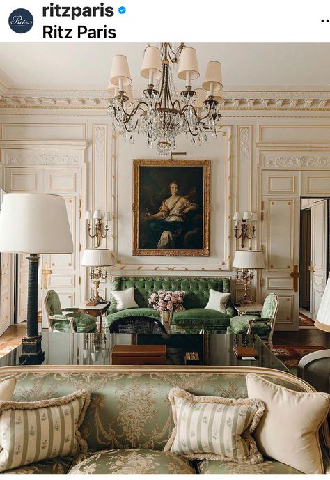 Peaceful Interior, Old Money House, The Ritz Paris, Beautiful Houses Interior, Parisian Apartment, French Interior, Elegant Living, French Decor, Classic Interior