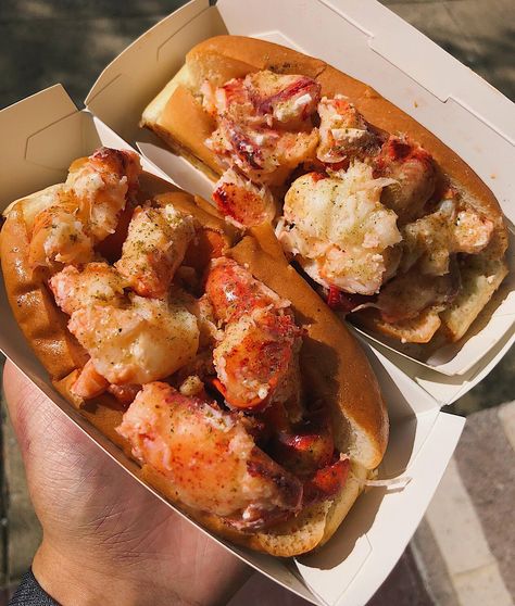 [I ate] Lobster Rolls [OC] Lobster Rolls Aesthetic, Lobster Aesthetic Food, Lobster Roll Aesthetic, Eating Photography, Sleepover Food, Lunch Bowl, Food Babe, Air Fryer Dinner Recipes, Lobster Roll