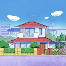 House of Nohara | Crayon Shin-chan Wiki | Fandom Doremon House Drawing, Your Name House Anime, Shinchan House Drawing, Shinchan House, Shin Chan House Drawing, Shin Chan House, Shinchan House Wallpaper, Shinchan's House, Anime Hallway Background House