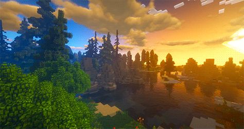 Dream X Reader, Mc Aesthetic, Minecraft Exterior, Minecraft Aesthetics, Minecraft Background, 21 Wattpad, Sunset Gif, World Gif, Minecraft Skins Aesthetic