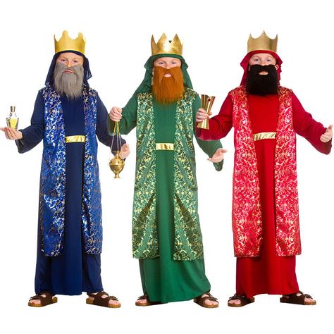 Wise Man Costume, Jesus Costume, Old Man Outfit, Christmas Costumes Diy, Career Costumes, Nativity Costumes, Xmas Costumes, Wicked Costumes, King Costume