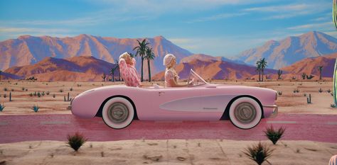 Pink Corvette, Hari Nef, Lyna Youtube, Free Barbie, Barbie Car, Райан Гослинг, Greta Gerwig, America Ferrera, London Film Festival