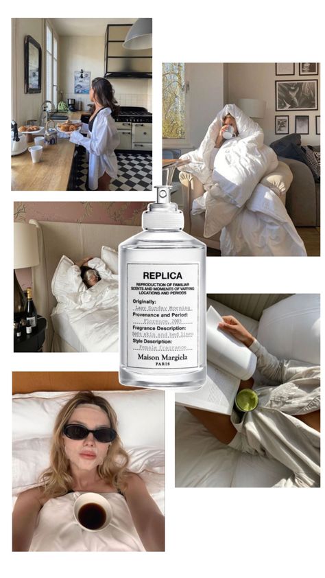 Replica perfume moodboard, lazy Sunday morning aesthetic moodboard, clean girl aesthetic, slow morning #aesthetic #moodboard Slow Morning Aesthetic, Sunday Morning Aesthetic, Replica Perfume, Slow Morning, Morning Aesthetic, Lazy Sunday Morning, Clean Girl Aesthetic, Aesthetic Moodboard, Perfume Lover