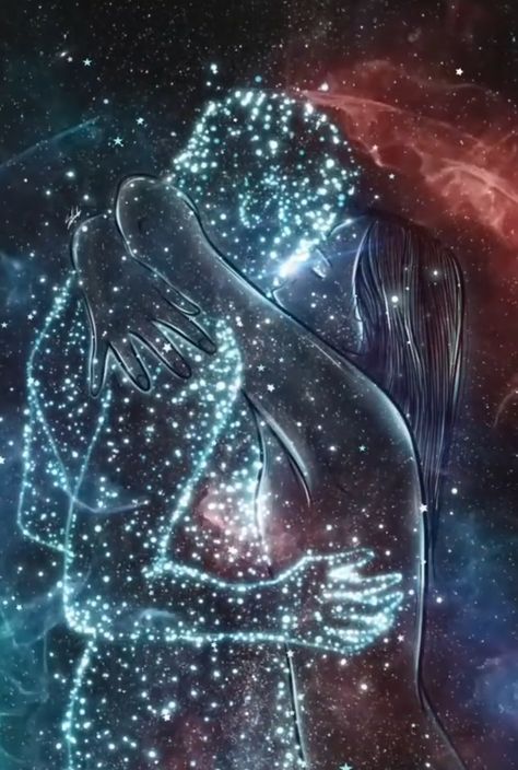 Twin Flame Aesthetic Wallpaper, Two Souls Connecting Art Love, Twinflames Art, Twin Flames Aesthetic, Soul Lovers Art, Spiritual Love Art, Soul Connection Art, Two Souls Connecting Art, Soulmate Art