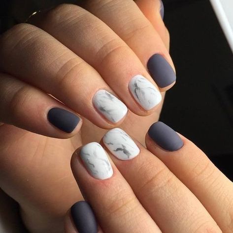 15 Short Winter Nail Ideas for 2023-2024 - thepinkgoose.com Matte Grey Nails Short, Matte Gel Nails Ideas, Gray Nails Matte, Simple Matte Nails Short, Neutral Nails Matte, Matte Fall Nails Short, Short Matte Nail Designs, Winter Nails Matte, Matte Nails Short