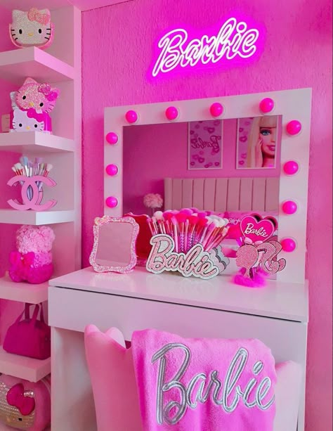 Barbie room designs idea Beautiful Barbie room designs idea Lovely Barbie room designs idea Nice Barbie room designs idea Pinky Barbie room designs idea Kids Barbie room designs idea New Barbie room designs idea Girly Bedroom Wall Decor, Pink Barbie Room Decor, Barbie Aesthetic Room Decor, Malibu Barbie Aesthetic Bedroom, Barbie Bedroom Aesthetic, Barbie Bedroom Decor, Barbie Aesthetic Room, Barbie Room Aesthetic, Barbie Themed Room