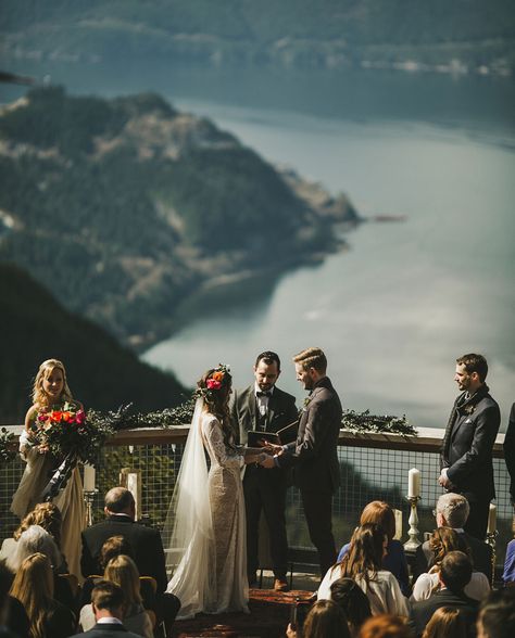 Canadian Mountain Wedding Canadian Mountains, 2025 Bride, Switzerland Wedding, Squamish Bc, Canadian Wedding, Wedding Collage, Rustic Style Wedding, Outdoor Wedding Inspiration, Dream Venue