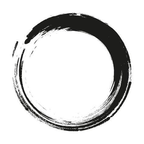 Zen Enso Tattoo, Enso Circle Tattoo, Enso Tattoo, Zen Logo, Zen Tattoo, Hamsa Tattoo Design, Circular Tattoo, Zen Symbol, Tattoo Ideas Males