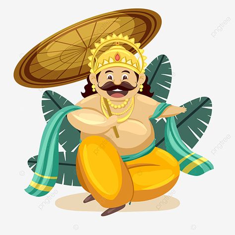 Onam Festival Cartoon, Maveli Onam, Marriage Cartoon, Onam Festival, Boat Crafts, Hand Clipart, Happy Onam, Festival Image, Man Illustration