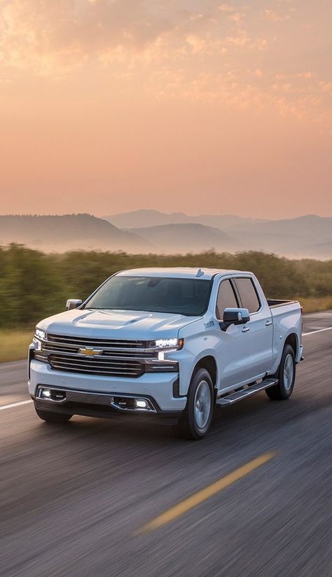 White Chevy Truck, Silverado Aesthetic, White Chevy Silverado, Silverado Truck Aesthetic, High Country Silverado, Chevy Silverado Single Cab Wallpaper, Chevy High Country, 2015 High Country Chevrolet Silverado, Chevy Silverado High Country