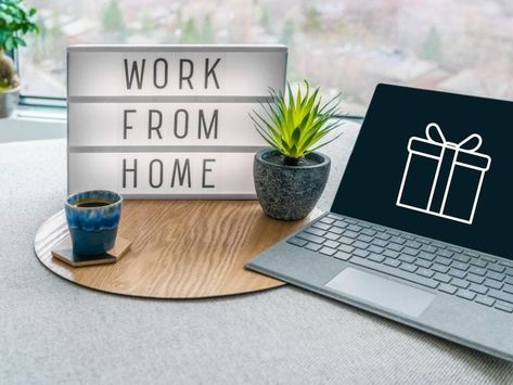 Now, we’ve settled into a new normal. Some of us are even thriving. We can imagine a world where working from home is regular part of our lives and we kinda like it! With that in mind, we offer the best list of home office gift ideas around to help you and your loved ones thrive while working from home!Work from Home Gifts – the best home office gift ideas Home Gift Basket, Flexible Jobs, Learn Earn, Legitimate Work From Home, Work Opportunities, Online Work From Home, Social Media Jobs, Job Work, Side Jobs