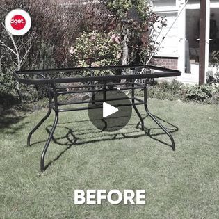 1M views · 1K reactions | Who needs this in their garden this summer?🍻 | Who needs this in their garden this summer?🍻 DIY outdoor table repair with drinks well! | By On A Budget | Facebook Diy Garden Table, Garden Diy Furniture, Diy Outdoor Table, Garden Deck, Deck Garden, Summer Diy, Garden Table, Diy Outdoor, Outdoor Table