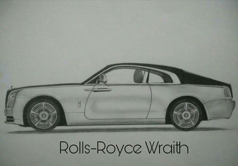 AutoXplore Hub: Unveiling Car Marvels Rolls Royce Sketch, Easy Car Sketch, Rolls Royce Drawing, Wraith Car, Car Drawing Pencil, Rolls Royce Car, Limousine Car, Saraswati Statue, Royce Car