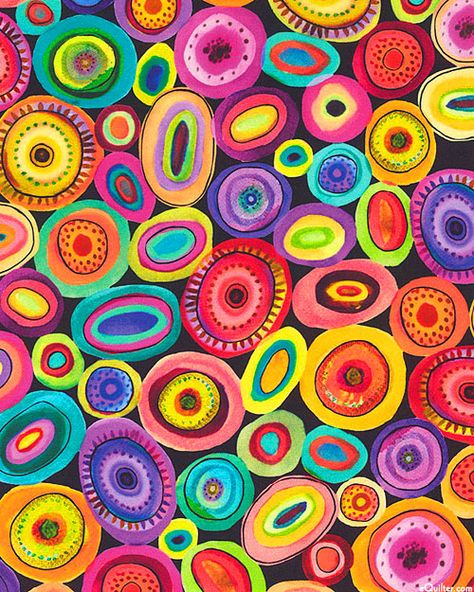 Printemps - Glass Beads - Black - DIGITAL PRINT Hippy Art, Posca Art, Quilt Fabrics, Creation Deco, Cute Patterns Wallpaper, Hippie Art, Aboriginal Art, Dot Painting, New Wall