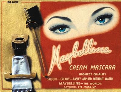 THE MAYBELLINE STORY   : 1934 - the year that Maybelline replaced the phras... Makeup Advertising, Vintage Maybelline, Vintage Makeup Ads, Makeup History, Makeup Ads, Retro Makeup, Retro Beauty, Cosmetics Industry, Beauty Ad