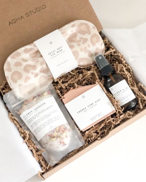 Natural Self-Care Gift Set | Relax and Unwind Sleep Kit | Sleep Care Package | Valentines Day Gift | Birthday Gift | Gift for Her Skin Care Kit Gift, Self Care Gift Box Ideas, Sleep Gift Basket Ideas, Gift Kit Ideas, Self Care Kits, Spa Kit Gift, Gift Box For Mom, Kit Skin Care, Wellness Box