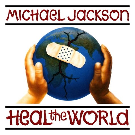 Heal the World logo ~MJ Michael Jackson Album Covers, Charity Names, Heal The World, Michael Jackson Art, King Of Pop, Jackson 5, Charity Work, The Jacksons, We Are The World