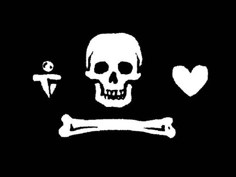 Bartholomew Roberts, Henry Every, White Black Background, Pirate Flags, Pirate History, Famous Pirates, Stede Bonnet, Golden Age Of Piracy, Pirate Stuff