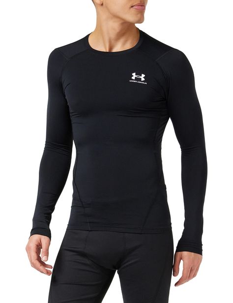 Under Armour Store, Shirt Drawing, Packing Clothes, Workout Attire, Compression Shirt, Grappling, Under Armour Men, Branded Shirts, Ergonomic Design