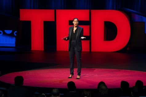 Ted Talk Black Woman, Ted Talk Woman, Ted Talks For Women, Woman Speaker Public Speaking, Ted X Talks Stage, Conference Swag, Career Vision Board, Ted Talk, Women Talk