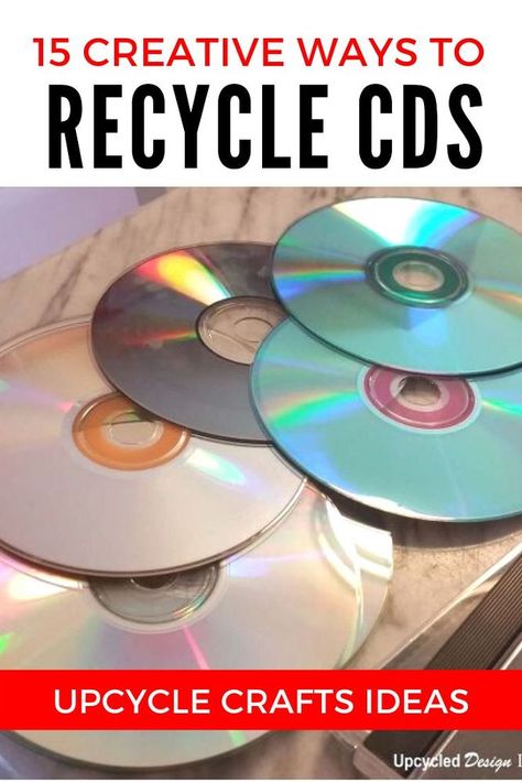 Compact Disc Art, Upcycle Cds Diy Crafts, Uses For Old Cds, Crafts Using Cds, Cds Diy Ideas, Cd Christmas Crafts, Old Cd Crafts Diy, Upcycle Cds, Cds Diy