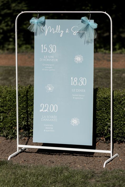 It was really simple and satisfying to make my own wedding signage, using an ikea clothes rack, MDF board, s hooks, ribbons and chalk pen. I made all the stencils for my writing on my Cricut 💙 Wedding Welcome Sign Ikea Rack, Ikea Rack Wedding Sign, Ikea Wedding Sign, Ikea Clothing Rack Wedding Sign, Wedding Ikea, Ikea Clothes Rack, Ikea Clothes, Ikea Mulig, Ikea Rack