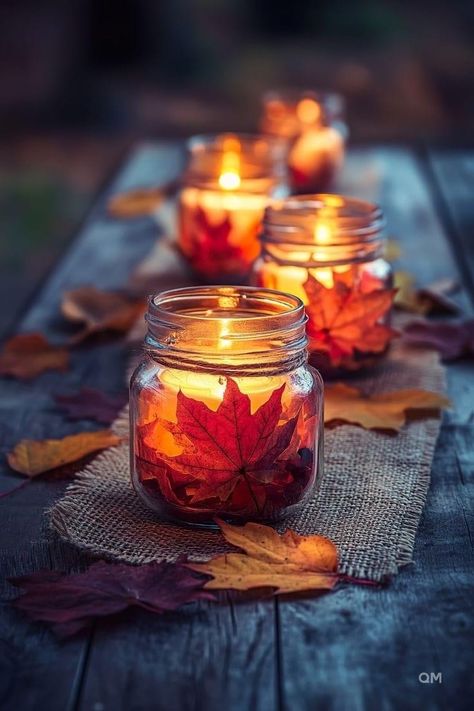 Diy Autumn Wedding, Fall Season Aesthetic, November Diy, Personalized Fall Decor, Fall Coffee Table, Autumn Wallpaper, Autumnal Equinox, Autumn Candle, Handmade Projects