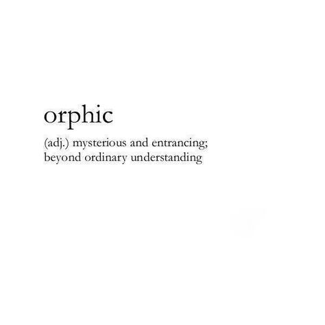 Orphic Meaningful Bio For Instagram, Unique Insta Bio Quotes, Unique Bio For Insta, Unique Instagram Bio Quotes, Aesthetic One Word, English Vinglish, Unique Words Definitions, Words That Describe Feelings, Uncommon Words