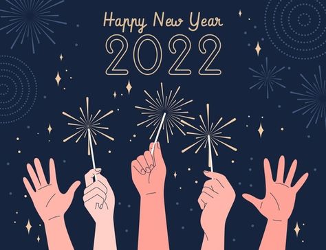 Happy New Year Poster, How To Draw Fireworks, New Year Card Design, New Year Cartoon, New Year Post, Happy New Year Vector, New Year Background, Christmas Graphic Design, Happy New Year Gif