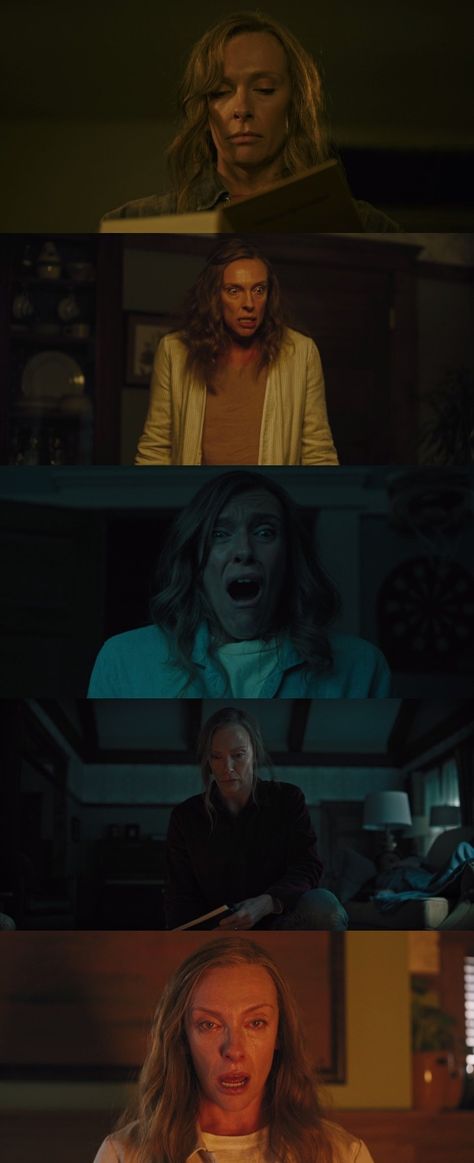 Annie Graham Hereditary, Hereditary Annie, Toni Collette Hereditary, A24 Horror Movies, Horror Movie Screencaps, Hereditary Cinematography, Thriller Cinematography, Alex Wolff Hereditary, Hereditary Aesthetic