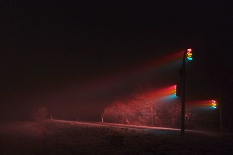 Traffic Light Photography, Traffic Signals, Long Exposure Photos, Low Light Photography, Red Neon, Traffic Signal, Traffic Lights, Long Exposure Photography, Exposure Photography