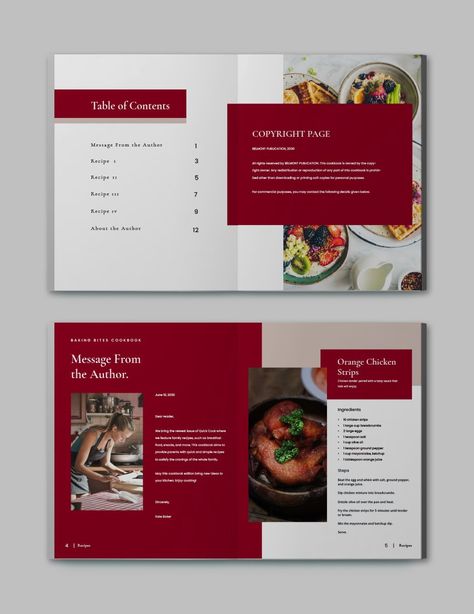 Free Sample Family Cookbook Template - Edit Online & Download | Template.net Catalog Design Layout, Recipe Book Design, Cookbook Design, Cookbook Template, Workbook Design, Recipe Template, Family Cookbook, Catalog Design, Cover Book