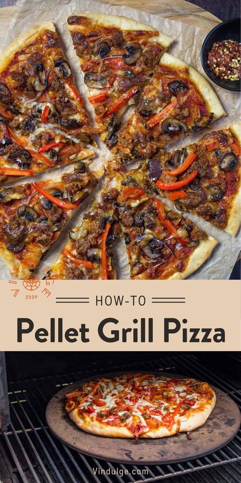 Pot Boss Pellet Grill Recipes, Pizza On Pit Boss Grill, Pellet Grill Pizza Recipes, Pizza On A Traeger Grill, Trager Smoker Pizza, Pit Boss Pizza, Pizza In Smoker, Wood Pellet Pizza Oven Recipes, Best Things To Cook In A Smoker