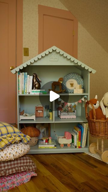 KYLIE KATICH on Instagram: "THE DOLLHOUSE BOOKSHELF 😭🧚‍♀️🎀💕 it’s so great" Diy Dollhouse Bookshelf, Dollhouse Bookshelf Diy, Doll House Bookshelf, Bookshelf Dollhouse, Bookcase Dollhouse, Kylie Katich, Dollhouse Bookshelf, Dollhouse Bookcase, Manifest Board