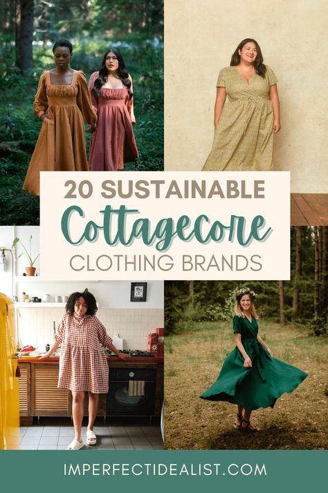 Meadow Aesthetic Outfit, Homestead Fashion Clothes, Natural Fabric Outfit, Cottagecore Business Outfit, Nature Academia Aesthetic Outfit, Cottage Core Christmas Outfit, Country Chic Style, Cottage Core Outfits Women, Farmhouse Clothing Style