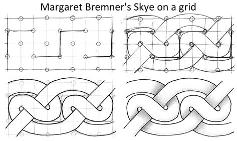 Celtic Knots Tutorial, Celtic Knots Drawings, How To Draw Viking Knotwork, Celtic Knot Drawing Tutorial, How To Draw A Celtic Knot, Celtic Knot Designs Draw, Drawing Celtic Knots, Celtic Knot Tutorial Step By Step, How To Draw Celtic Knots