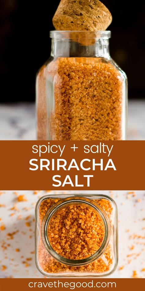 Bacon Salt Recipe, Salt Mix Recipes, How To Make Flavored Salt, Sriracha Seasoning Recipes, Herb Salts Diy, Salt Recipes Flavored, Flavored Salts Recipes Homemade, Diy Flavored Salts, Herbed Salt Recipe