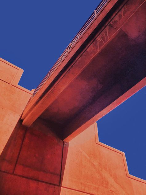 Blue And Terracotta, Unexpected Color Combinations, Yves Klein Blue, House Color Palettes, Orange Interior, Hoover Dam, Farm Cottage, Royal Blue Color, Blue Interior