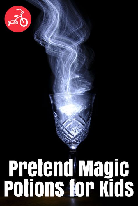 Pretend Magic Potions for Kids Magic Potions For Kids, Potions For Kids, Potions Recipes, Camping Activities For Kids, Magic Potions, Imagination Tree, Colorful Drinks, Magic Potion, Stem Steam