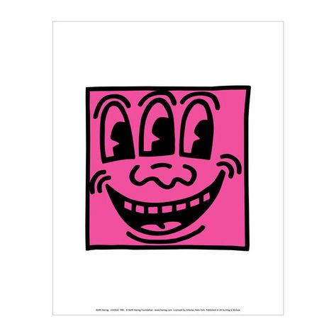 Keith Haring: Untitled mini print | Prints | Tate Shop | Tate Brow Chakra, The Third Eye, Jeff Koons, Roy Lichtenstein, Damien Hirst, Digital Printer, Pencil And Paper, Keith Haring, Poster Stickers