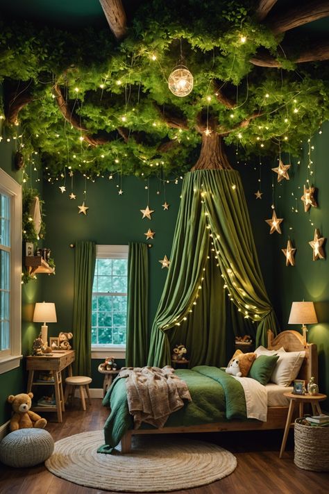 20 Creative Kids Bedroom Design Ideas – ToolzView Kids Bedroom Design Ideas, Forest Baby Rooms, Green Kids Rooms, Baby Room Themes, Kids Bedroom Inspiration, Nursery Room Design, Kids Bedroom Designs, Kids Bedroom Design, Nursery Room Inspiration