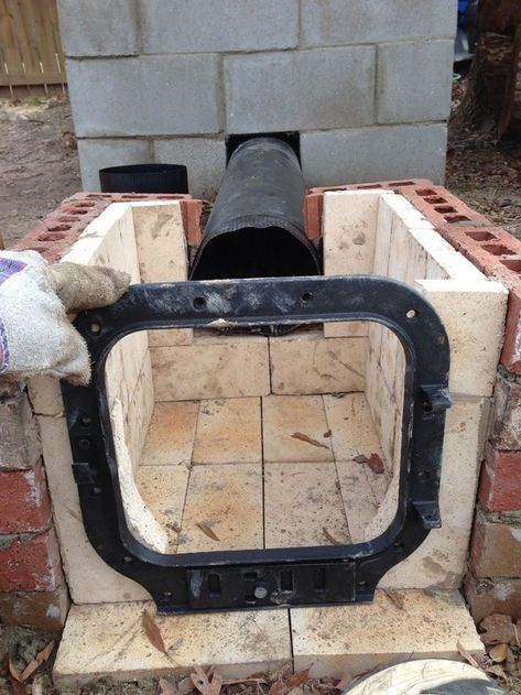 Backyard Smokers, Build A Smoker, Diy Smoker, Smoker Plans, Homemade Smoker, Meat Smoker, Outdoor Oven, Brick Oven, Bbq Pit