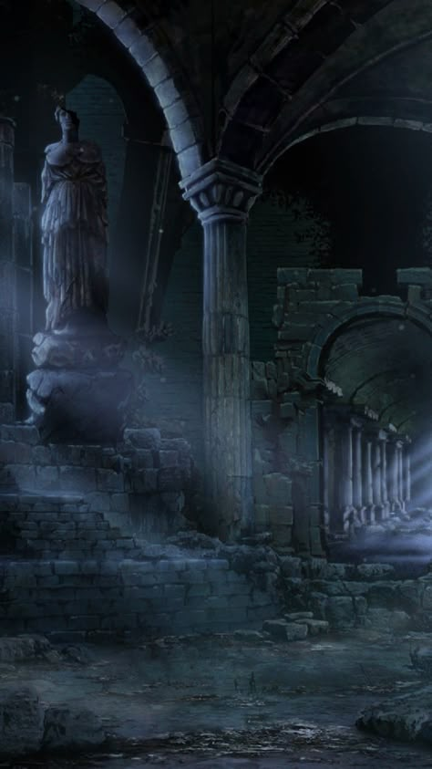 Dungeon Room, Eerie Places, Dark Cave, Episode Interactive Backgrounds, Temple Ruins, Dark Castle, My Fantasy World, Alien Concept Art, Visual Aesthetics